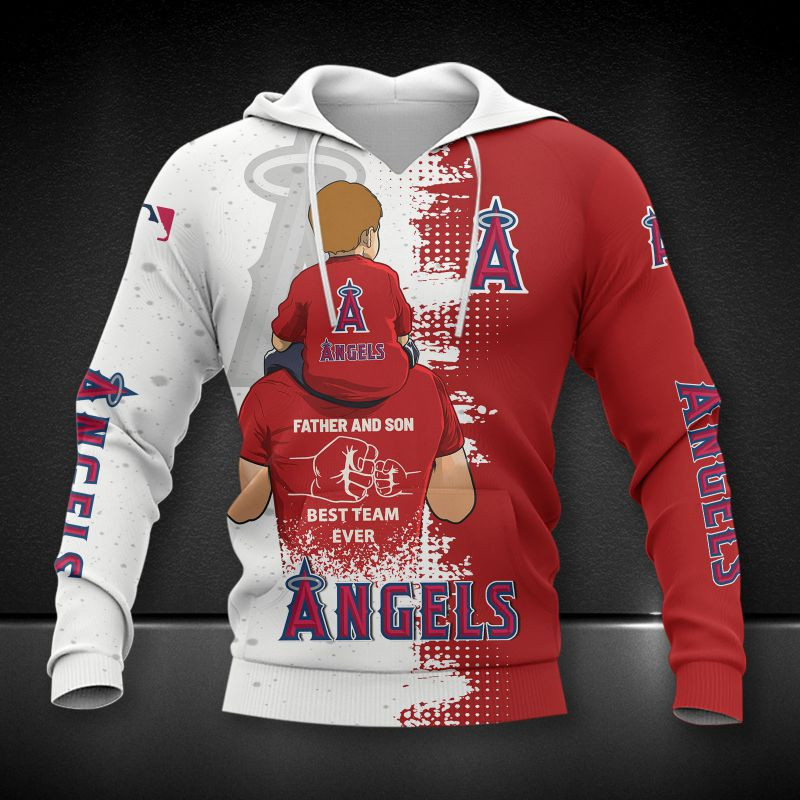 Los Angeles Angels Father & Son Legacy Pride Hoodie