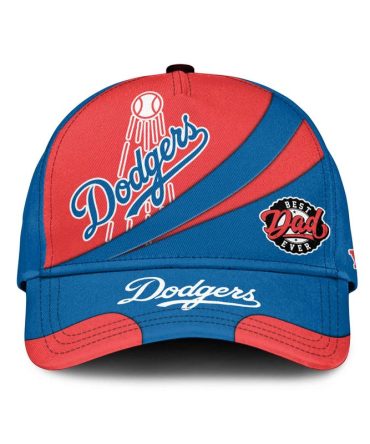 Los Angeles Dodgers Best Dad Ever Custom Baseball Cap