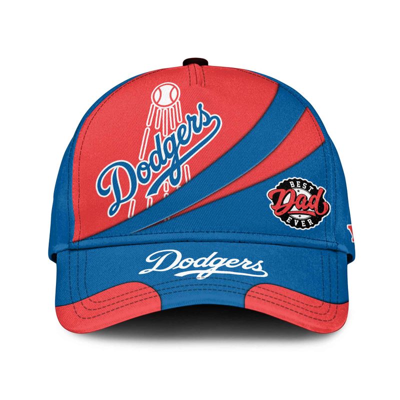 Los Angeles Dodgers Best Dad Ever Custom Baseball Cap