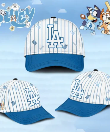 Los Angeles Dodgers Bluey & Bingo Playball Baseball Cap