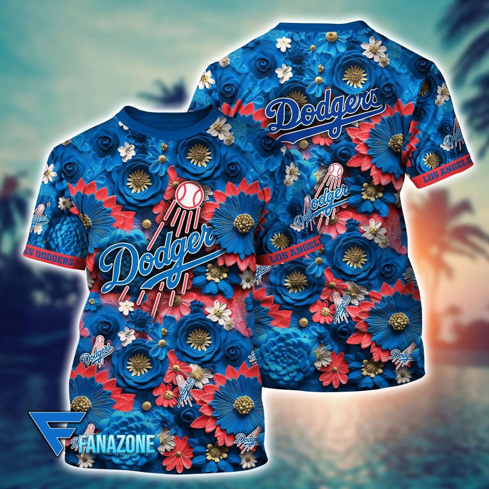 Los Angeles Dodgers Bold Blossom Shirt