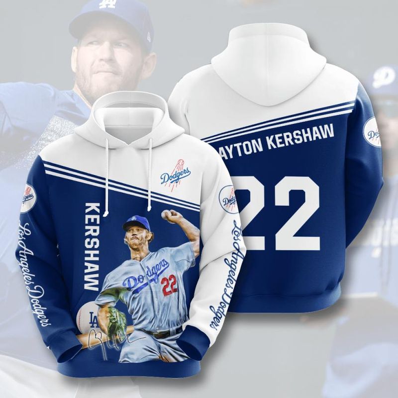 Los Angeles Dodgers Clayton Kershaw 22 Hoodie