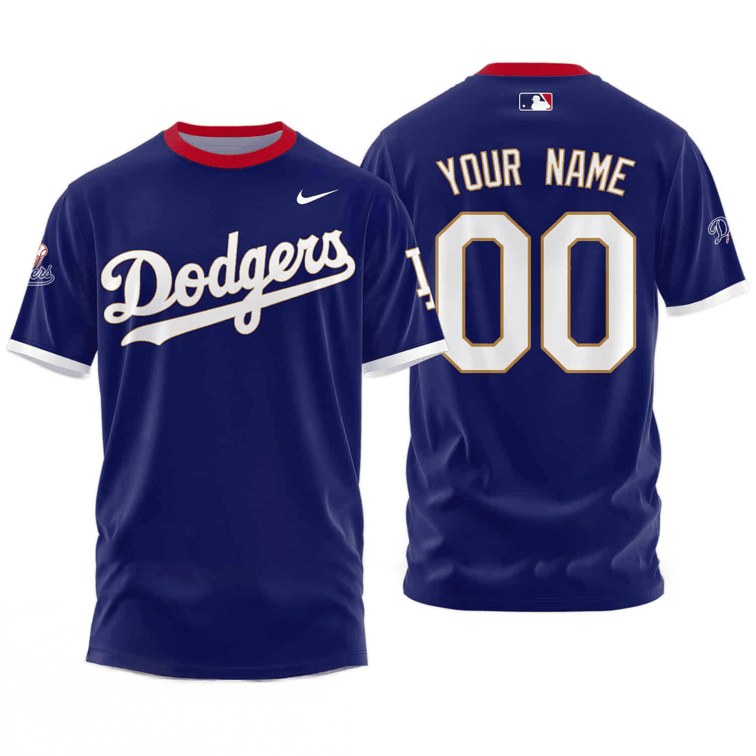 Los Angeles Dodgers Custom Heritage Game Day Shirt