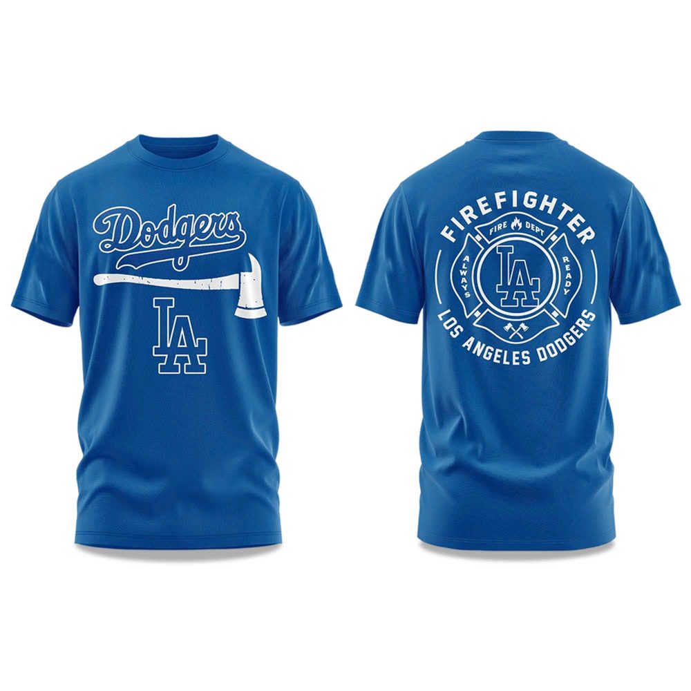 Los Angeles Dodgers Firefighter Application Day Shirt