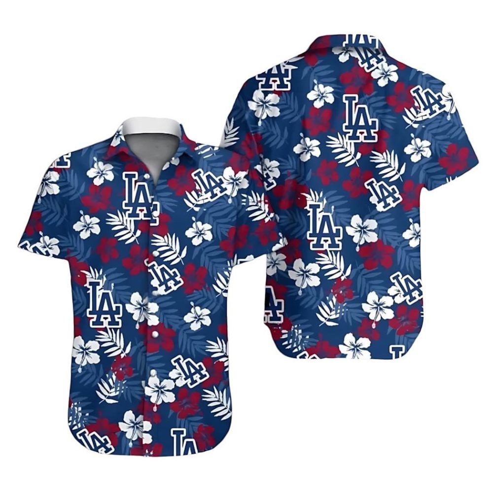 Los Angeles Dodgers Floral Spirit Wave Hawaiian Shirt