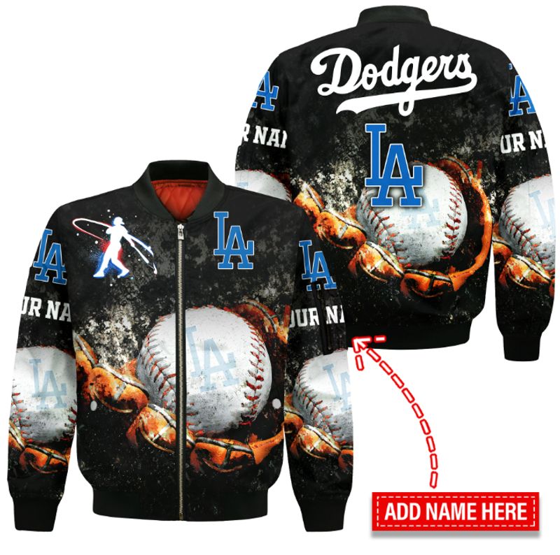 Los Angeles Dodgers Home Run Fireball Bomber Jacket