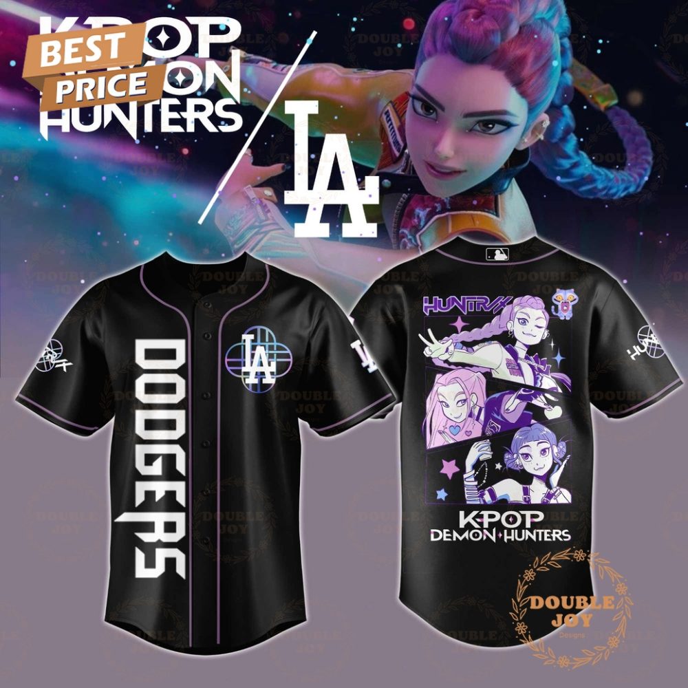 Los Angeles Dodgers K-Pop Demon Hunters 2025 Limited Edition Baseball Jersey