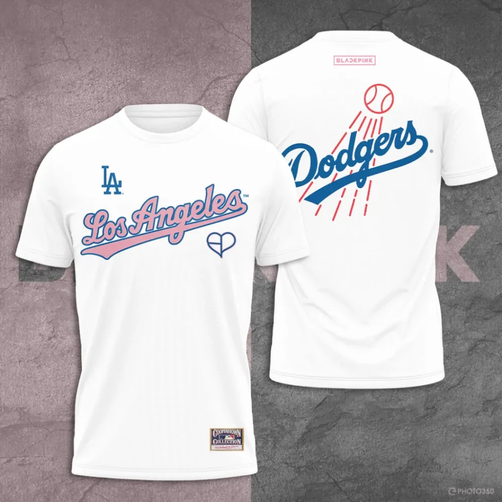 Los Angeles Dodgers Pink Glow Blackpink Edition Shirt
