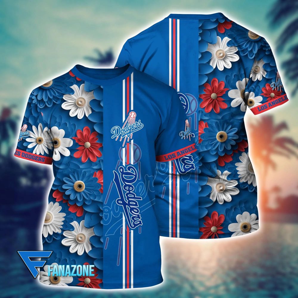Los Angeles Dodgers Split Bloom Shirt