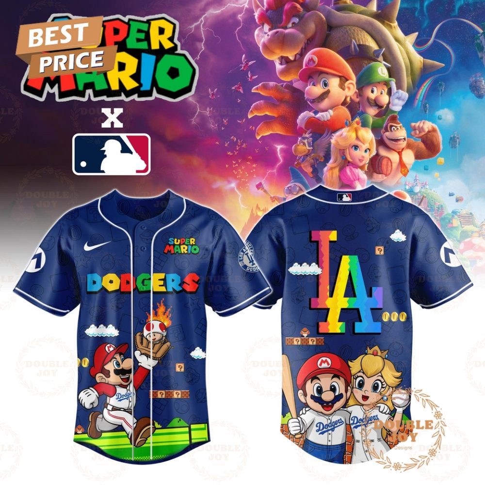 Los Angeles Dodgers Super Mario Night 2025 Limited Edition Baseball Jersey