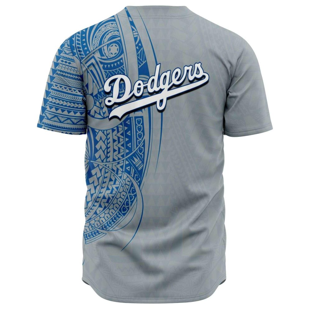 Los Angeles Dodgers Tribal Storm Baseball Jersey - Image 2