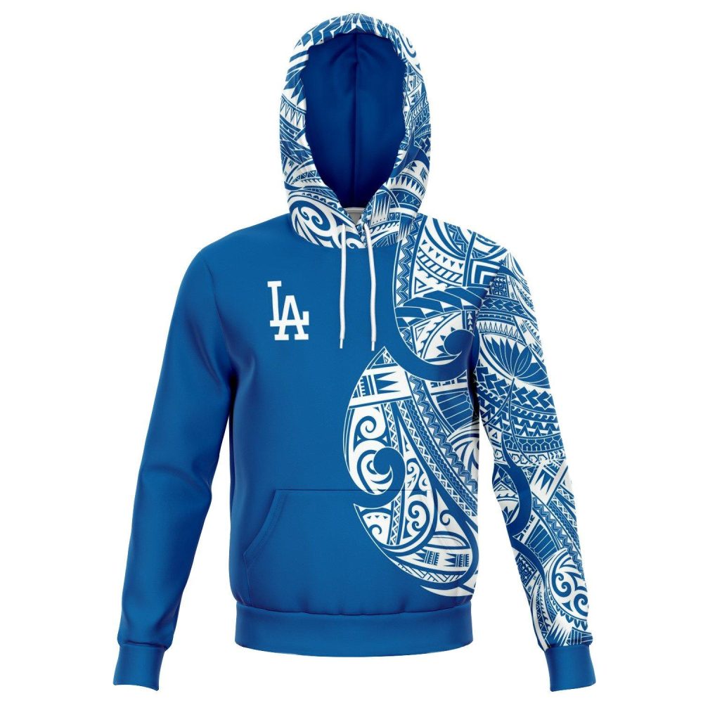 Los Angeles Dodgers Tribal Wave Hoodie