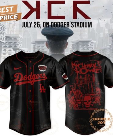 Los Angeles Dodgers X My Chemical Romance Long Live The Black Parade 2025 Limited Edition Baseball Jersey