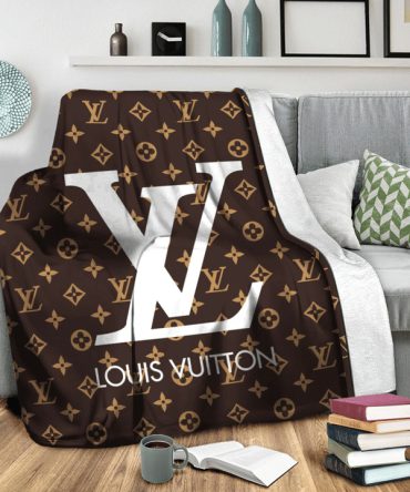 Louis Vuitton Big Logo Limited Editition Fleece Blankets 033 - Hearthtops Store