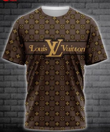 Louis Vuitton Monogram Luxury Brand T-Shirt Outfit For Men Women