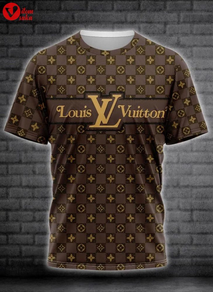 Louis Vuitton Monogram Luxury Brand T-Shirt Outfit For Men Women