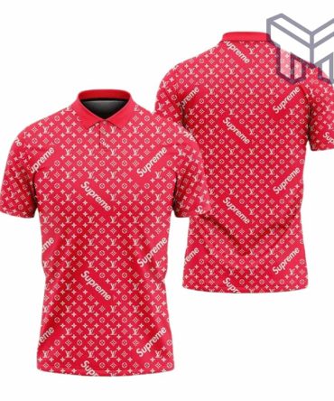 Louis Vuitton Polo Shirt, Lv Red Polo Shirt For Men