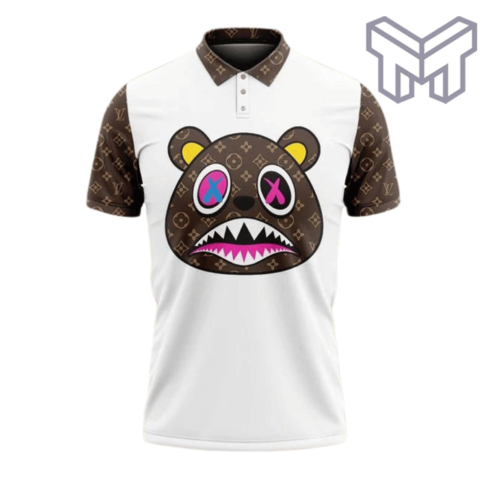 Louis Vuitton Polo Shirt, Lv White Polo Shirt For Men