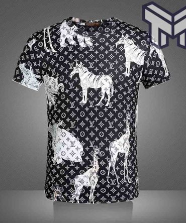 Louis Vuitton Shirt, Louis Vuitton Animal Black Premium T-Shirt Luxury Brand Outfit For Men Women