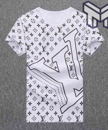 Louis Vuitton Shirt, Louis Vuitton Brown Logo White Premium T-Shirt Luxury Brand Outfit
