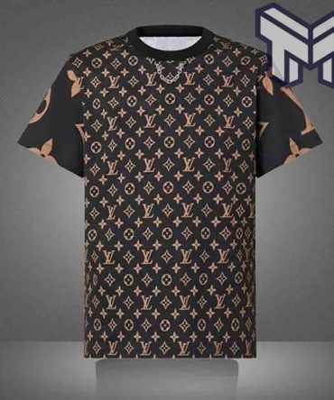 Louis Vuitton Shirt, Louis Vuitton Logo Black T-Shirt Luxury Brand Outfit For Men Women
