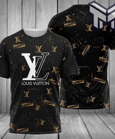 Louis Vuitton Shirt, Louis Vuitton New Black Luxury Brand T-Shirt Outfit For Men Women