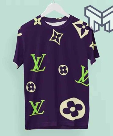 Louis Vuitton Shirt, Louis Vuitton Purple Luxury Brand Premium T-Shirt Outfit For Men Women