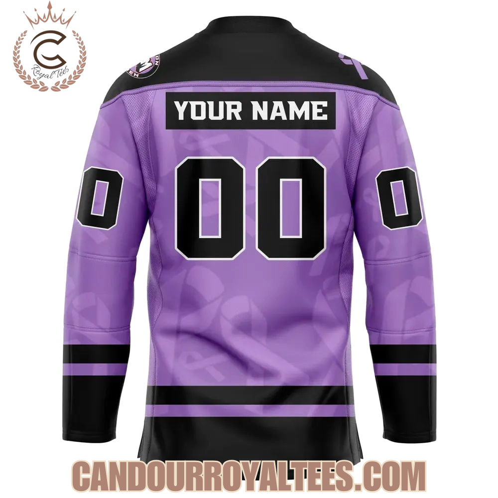 Macon Mayhem '' Cancer Night '' Hockey Jersey 2025 - Image 3