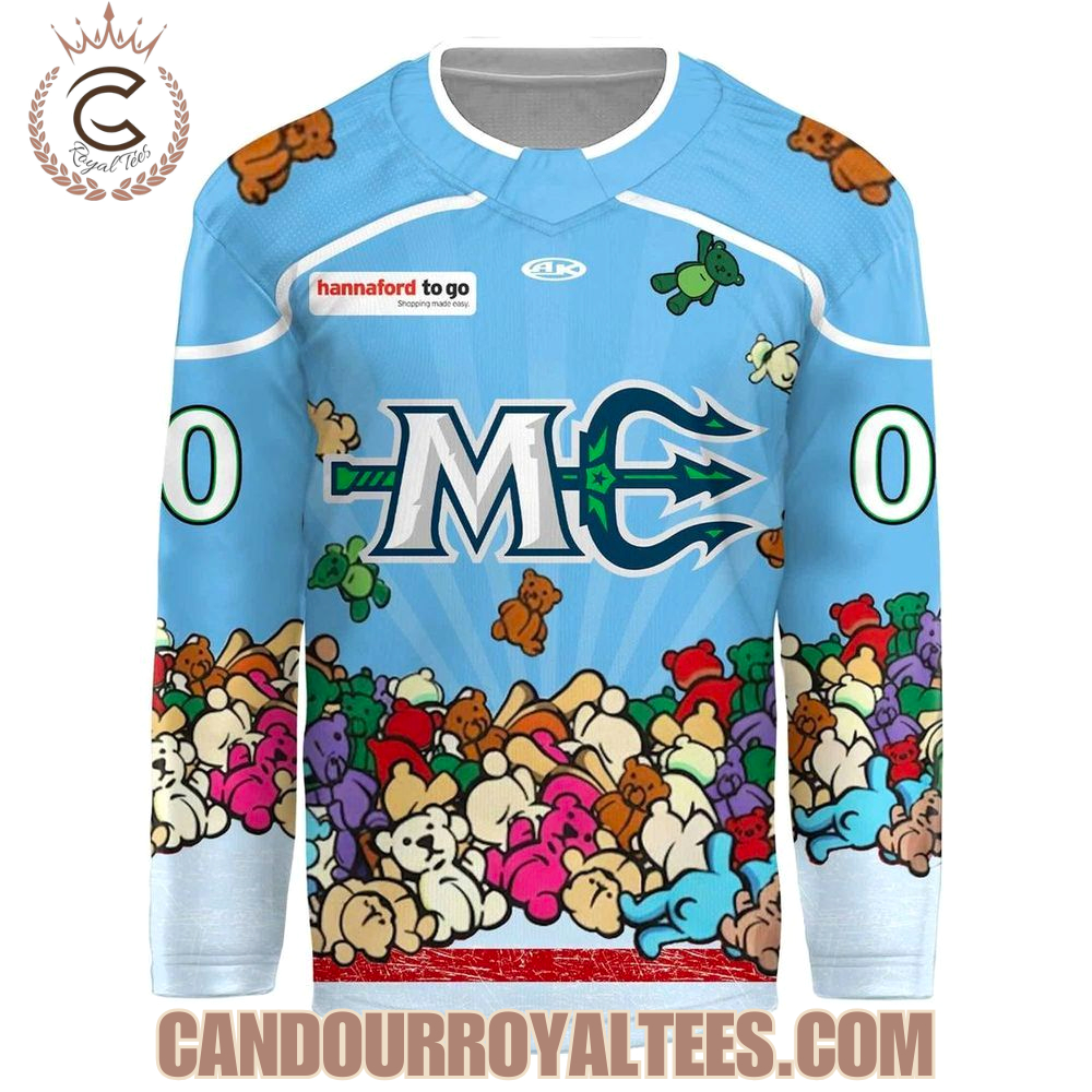Maine Mariners Our Teddy Bear Toss Jerseys - Image 2