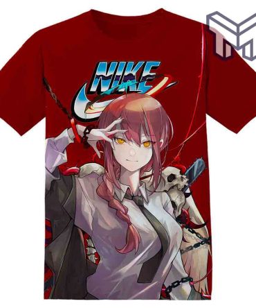 Makima In Chainsaw Man Anime Fan 3D T-Shirt ,All Over 3D Printed Shirts