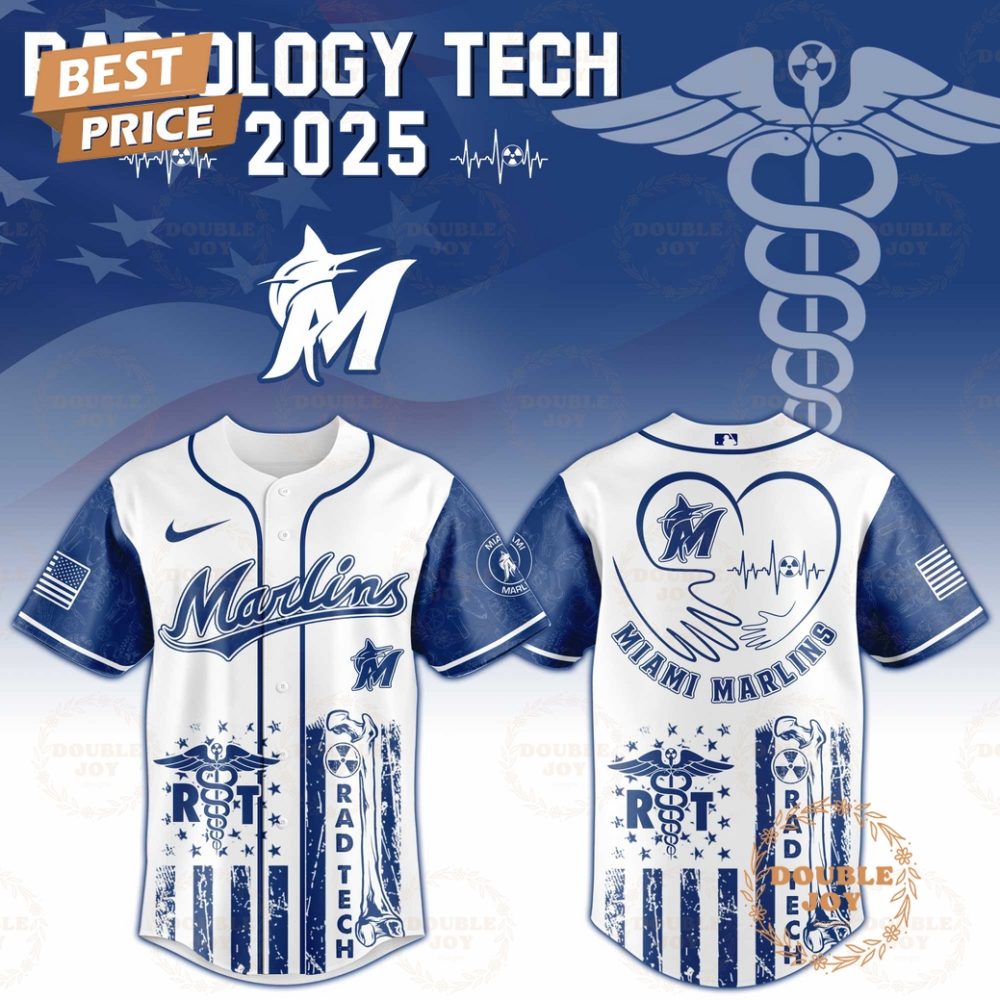 Miami Marlins Radiology Tech Night 2025 Limited Edition Baseball Jersey