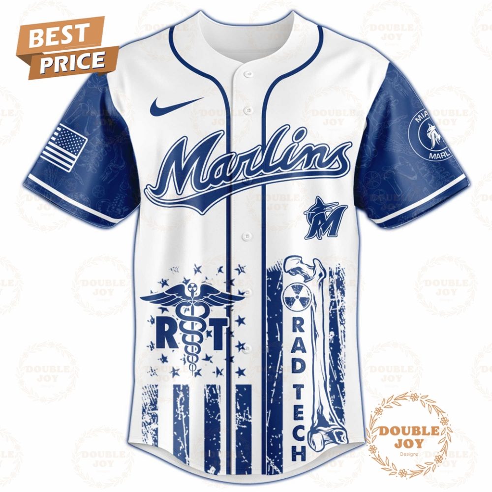Miami Marlins Radiology Tech Night 2025 Limited Edition Baseball Jersey - Image 2