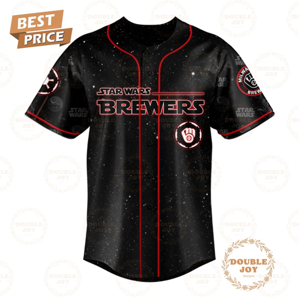 Milwaukee Brewers Star Wars 2025 Custom Name Limited Edition Baseball Jersey - Image 2