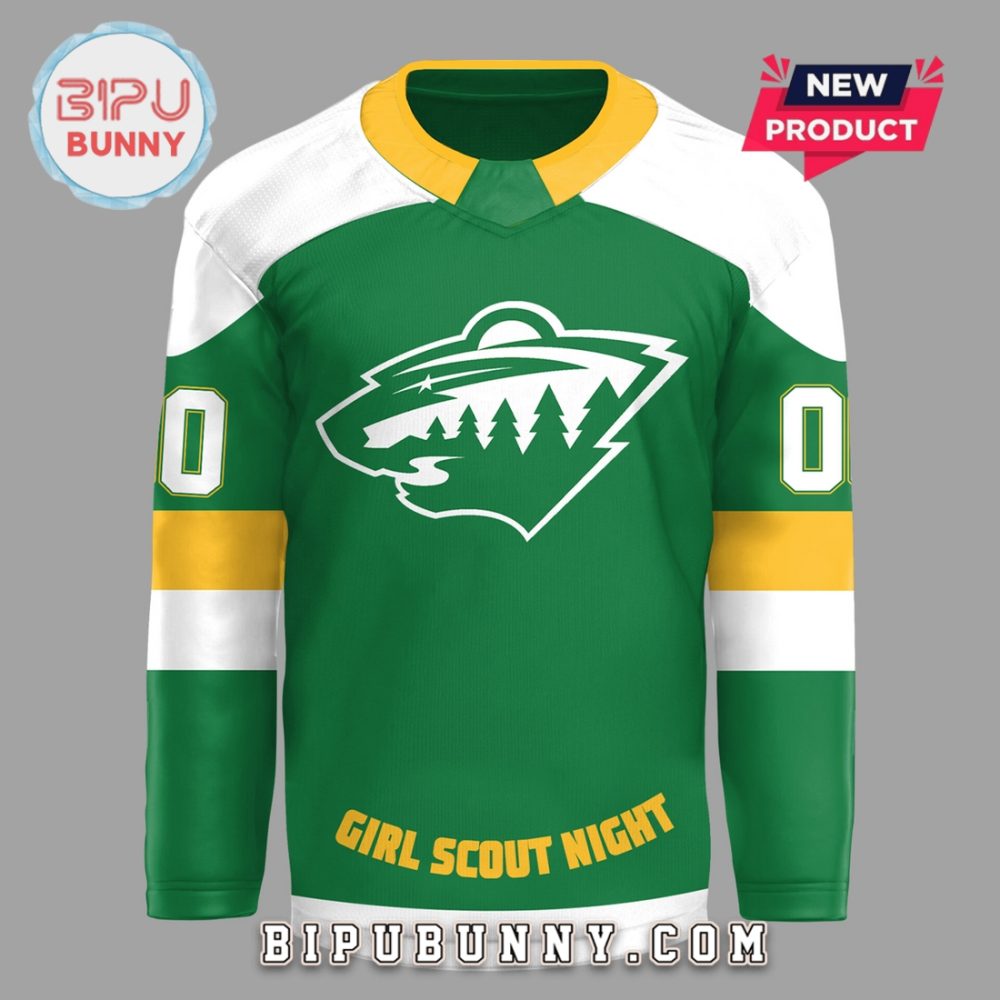 Minnesota Wild Custom Scout Night Hockey Jersey - Image 2