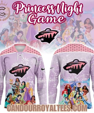 Minnesota Wild Disney Princess Game Hockey Jersey