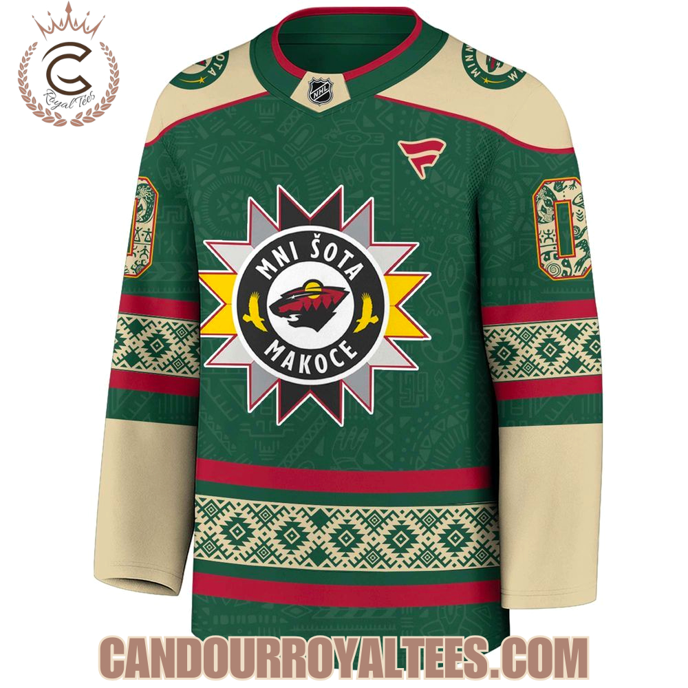 Minnesota Wild Indigenous People Heritage Jersey - Image 2