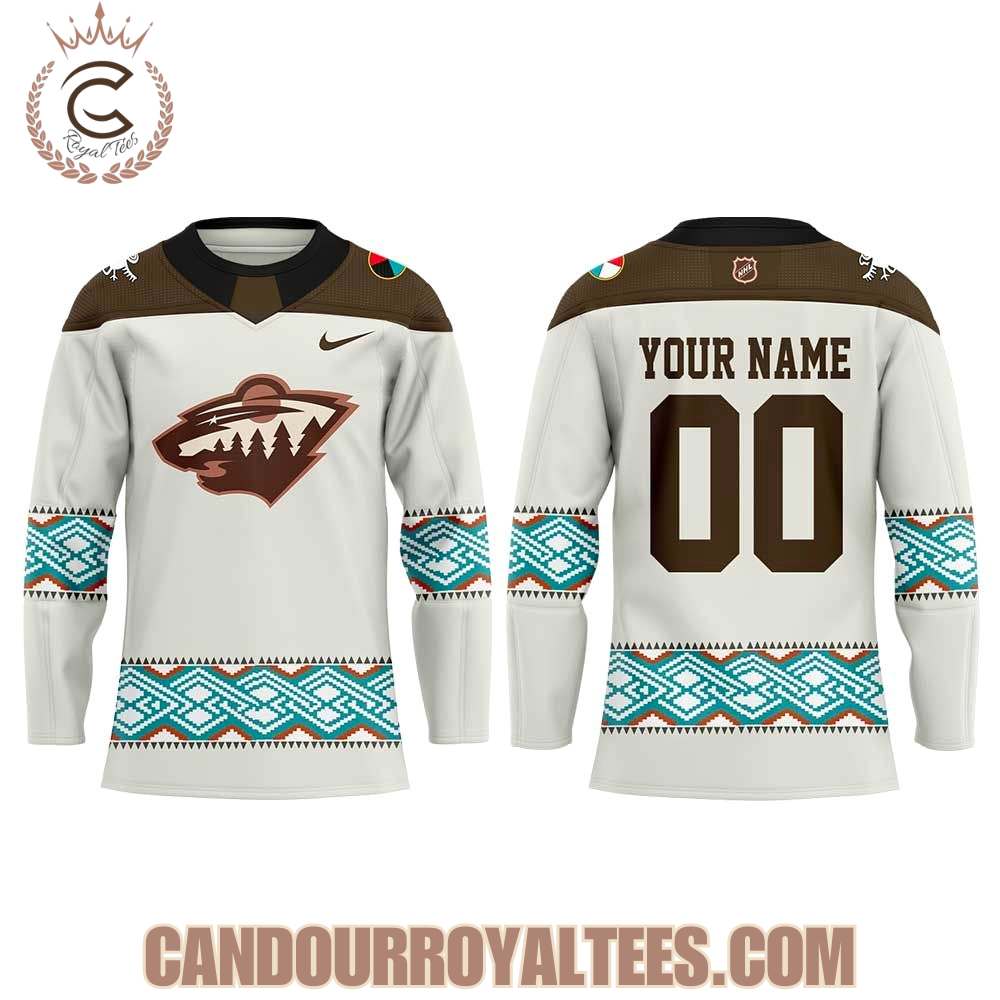 Minnesota Wild Native American Heritage Night 2026 Hockey Jersey - Image 2