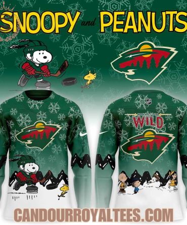Minnesota Wild X Snoopy And Peanuts Hockey Jersey