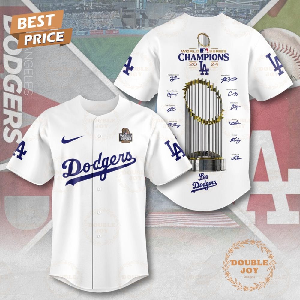 Mlb World Series 2024 Champions La Dodgers Baseball Jersey