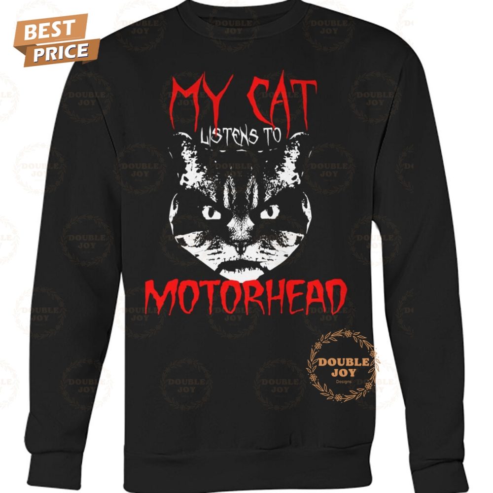 My Cat Listens To Motörhead 2025 New Edition T-Shirt - Image 2