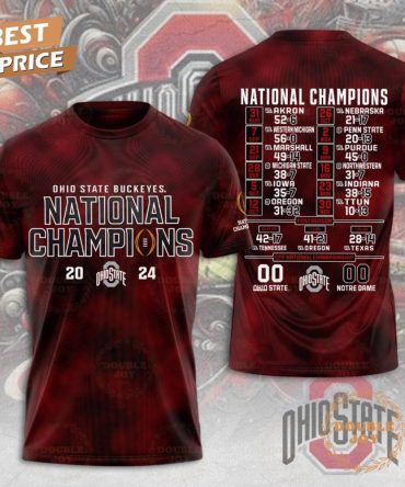 National Champions 2024 Ohio State Buckeyes Ncaa T-Shirt, Hoodie