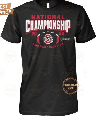 National Championship 2025 Ohio State Buckeyes Ncaa, College Football Playoff T-Shirt