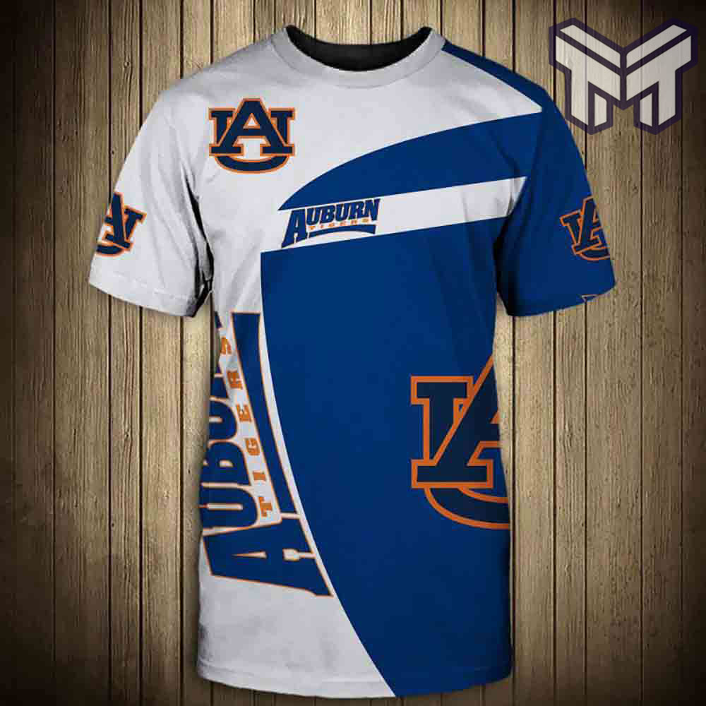 Ncaa Auburn Tigers T Shirt Mens 3D T-Shirt, All Over 3D Printed Shirts - Image 2