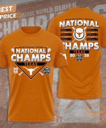 Ncaa Division I Softball National Champs 2025 Texas Longhorns Limited Edition T-Shirt, Hoodie