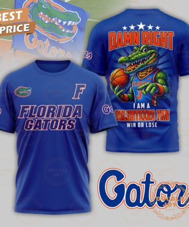Ncaa Florida Gators Damn Right I Am A Volunteers Fan Win Or Lose T-Shirt, Hoodie