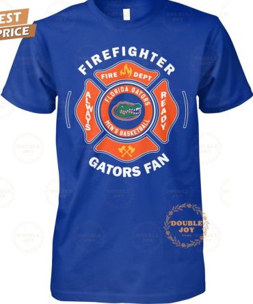 Ncaa Florida Gators Men'S Basketball Fire Fighter Gators Fan T-Shirt