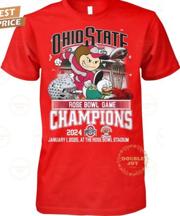Ncaa Ohio State Buckeyes Rose Bowl Game Champions 2024 T-Shirt
