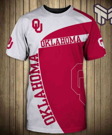 Ncaa Oklahoma Sooners T Shirt Mens 3D T-Shirt, All Over 3D Printed Shirts