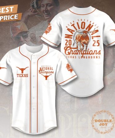 Ncaa Softball National 2025 Champions Texas Longhorns Limited Edition Baseball Jersey