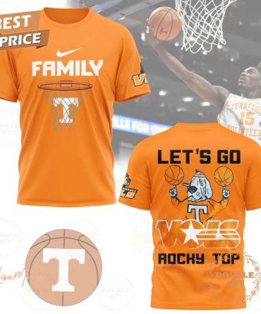 Ncaa Tennessee Volunteers Family, Let'S Go Vols Rocky Top T-Shirt, Hoodie - Orange